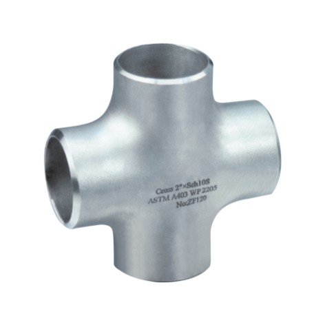 Stainless steel equal diameter four-tee